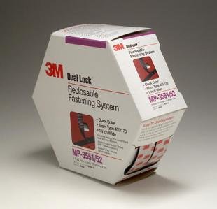 3M - WORKSPACE SOLUTIONS CABLE MGMY 1X115 DUAL LOCK Black Polyolefin MP3551
