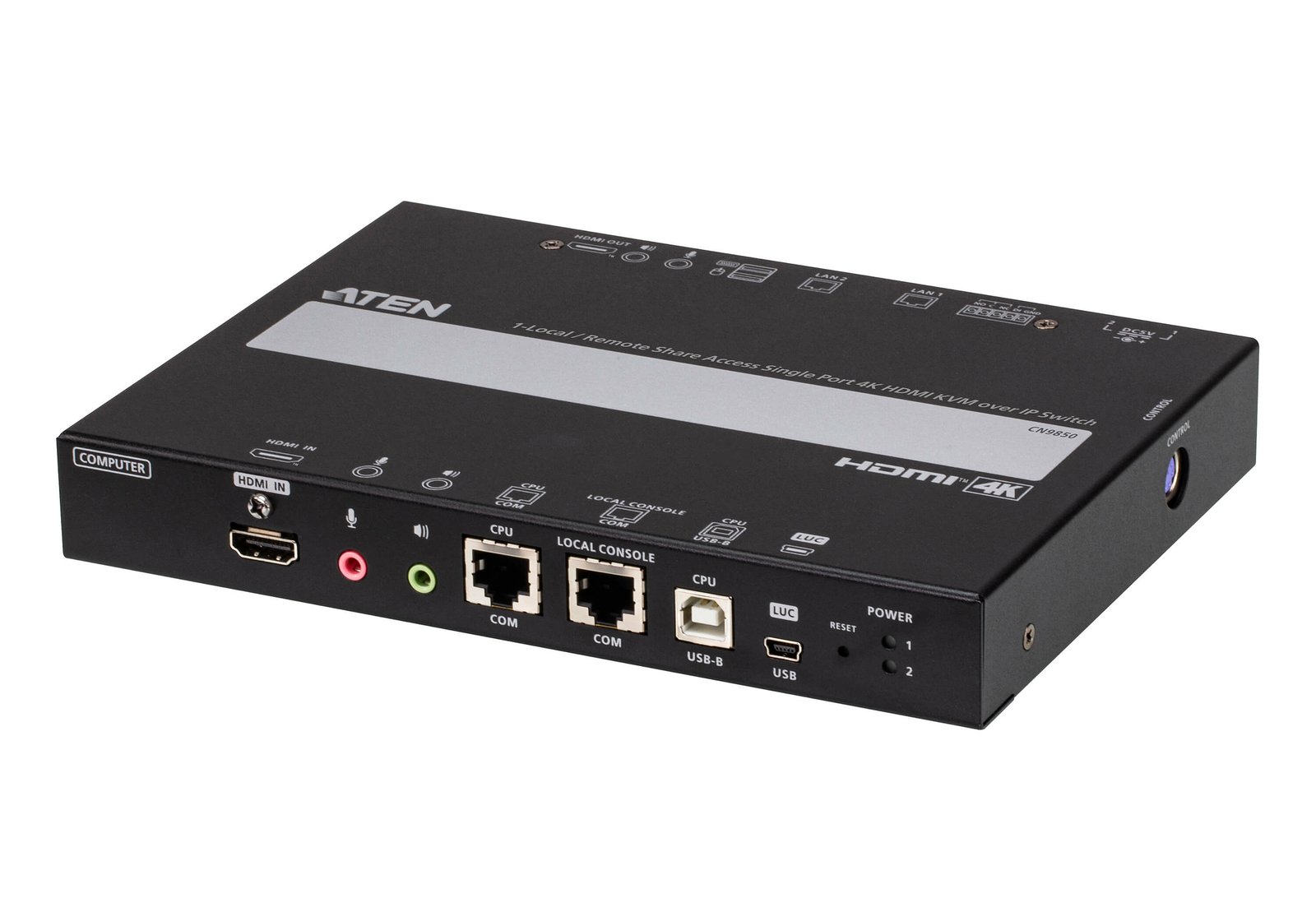 ATEN TECHNOLOGIES CN9850-AT-G KVM switch Black