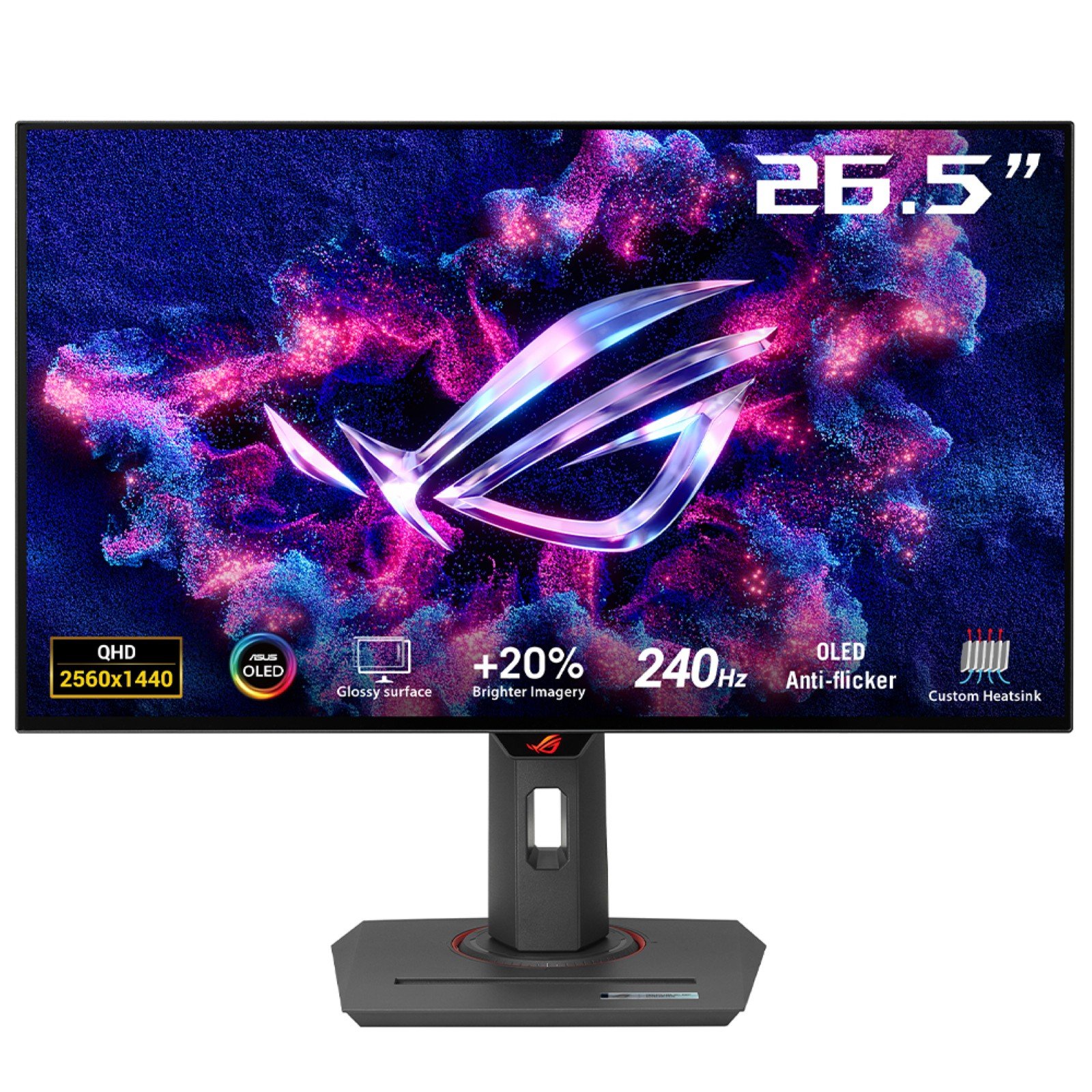ASUS - DISPLAY ROG Strix OLED XG27AQDMG computer monitor 67.3 cm (26.5") 2560 x 1440 pixels Quad HD