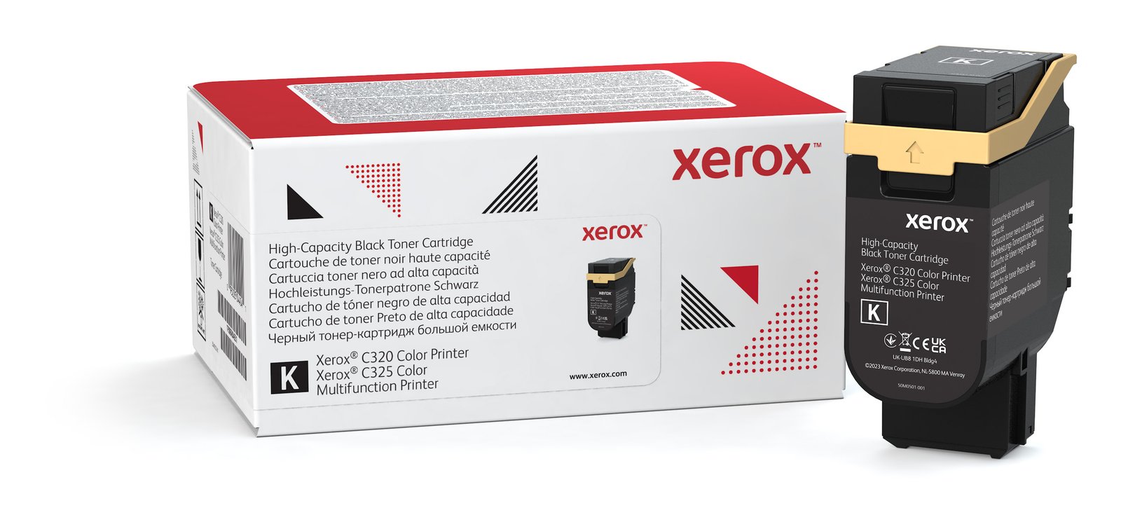 XEROX SUPPLIES Genuine ® C320 Color Printer/C325 Multifunction Printer Black High capacity Toner
