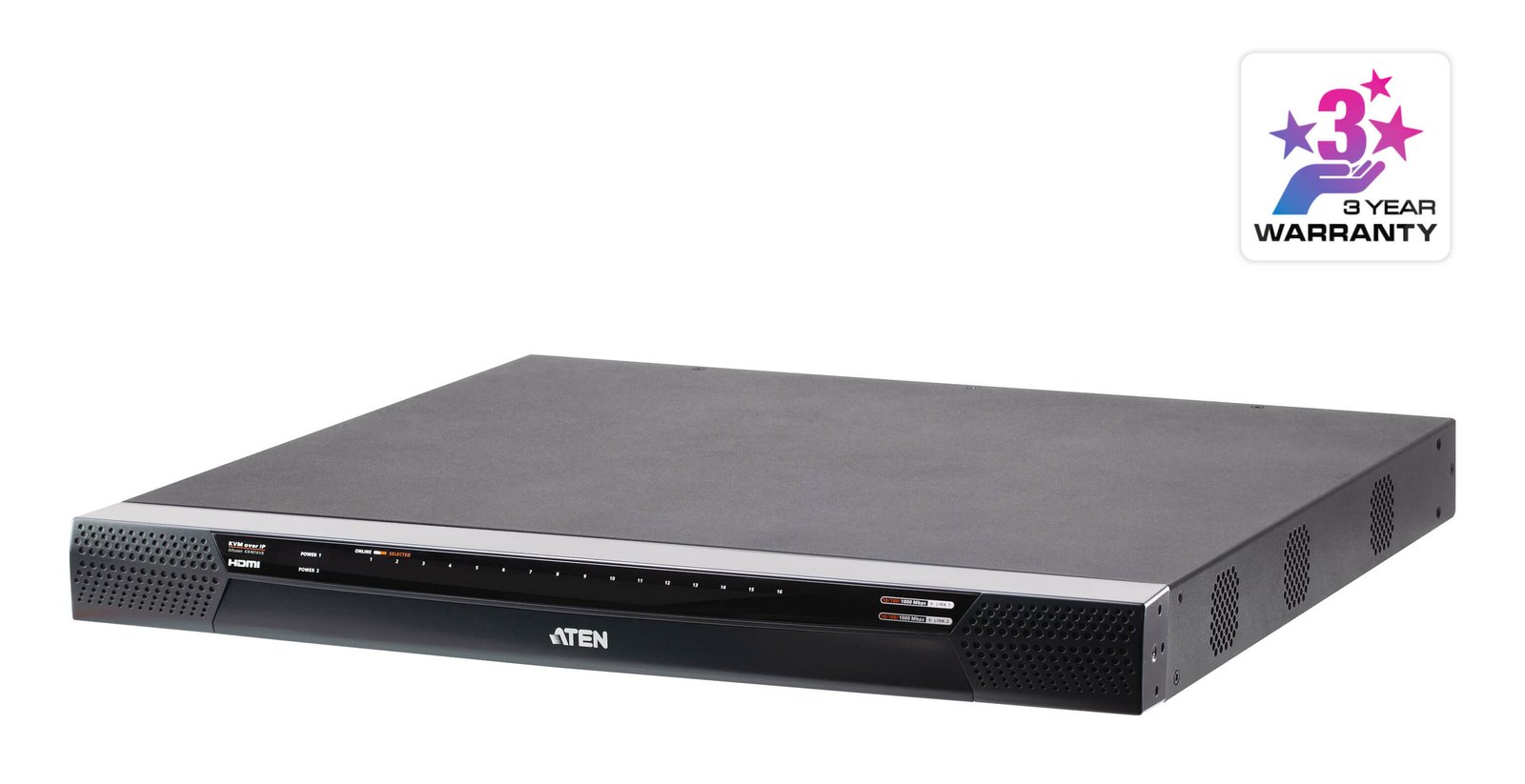 ATEN TECHNOLOGIES KN4016VB KVM switch Black
