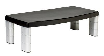 3M - WORKSPACE SOLUTIONS MS90B monitor mount / stand Desk Black, Silver