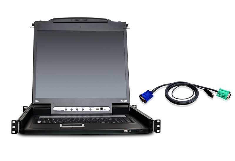 ATEN TECHNOLOGIES CL5708NUKIT KVM switch Rack mounting Black