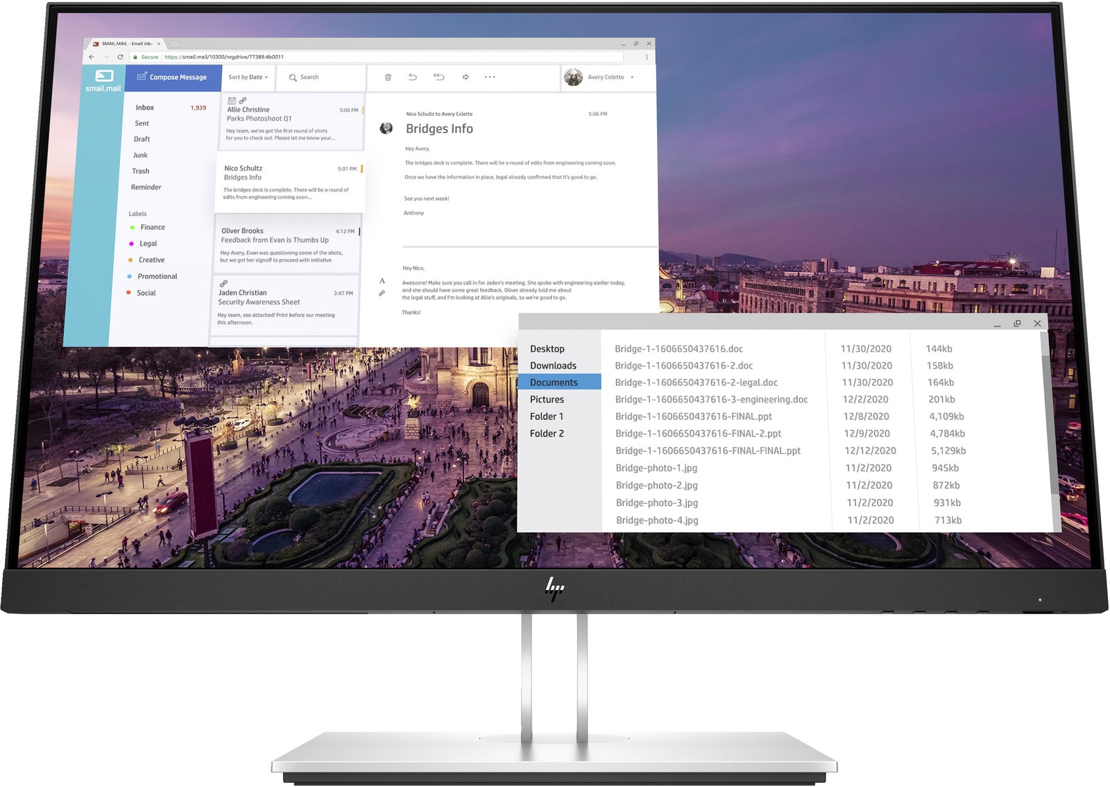 HPI SOURCING - NEW HP E-Series E23 G4 FHD Monitor computer 58.4 cm (23") 1920 x 1080 pixels Full HD