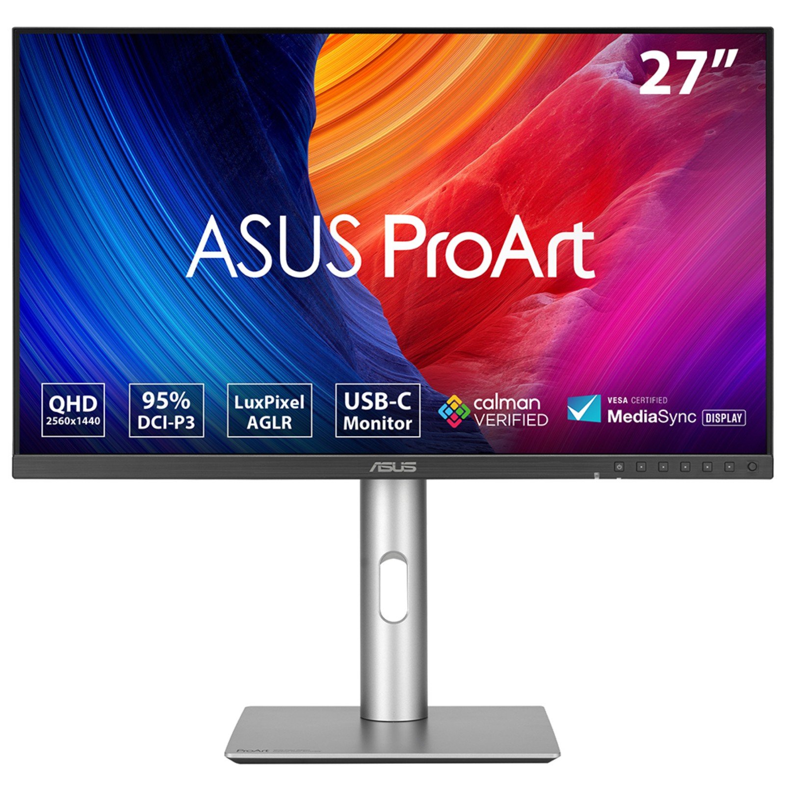 ASUS - DISPLAY ProArt PA278CFRV computer monitor 68.6 cm (27") 2560 x 1440 pixels Quad HD LCD Black