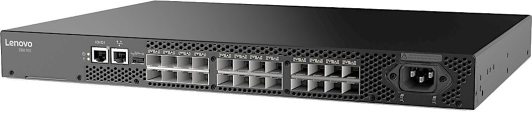 LENOVO DCG SERVER OPTIONS DB610S Gigabit Ethernet (10/100/1000) 1U Black 7D8PA003WW
