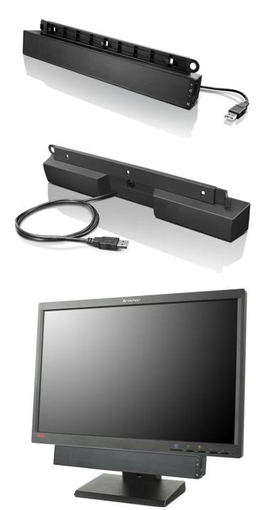 LENOVO OPTIONS USB Soundbar Black 2.0 channels 2.5 W 0A36190