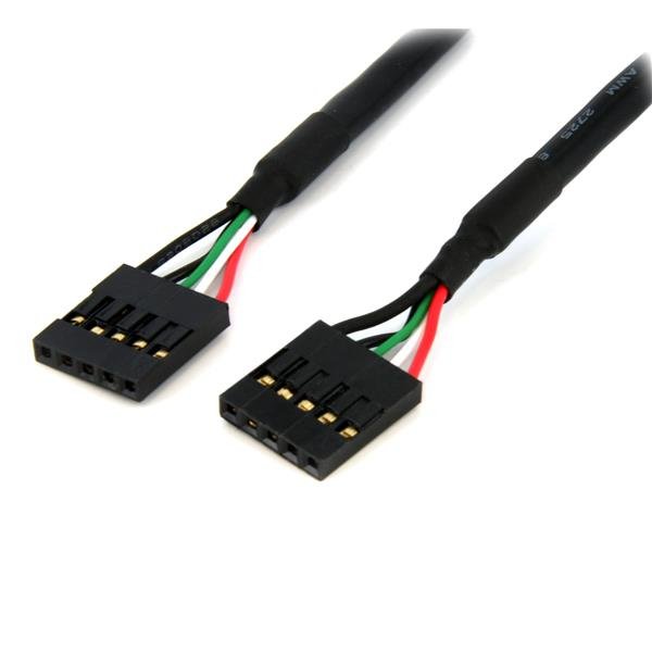 StarTech.com 24in Internal 5 pin USB IDC Motherboard Header Cable F/F USBINT5PIN24