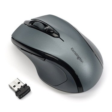 KENSINGTON TECHNOLOGY GROUP Pro Fit® Mid-Size Wireless Mouse - Graphite Grey K72423AMA