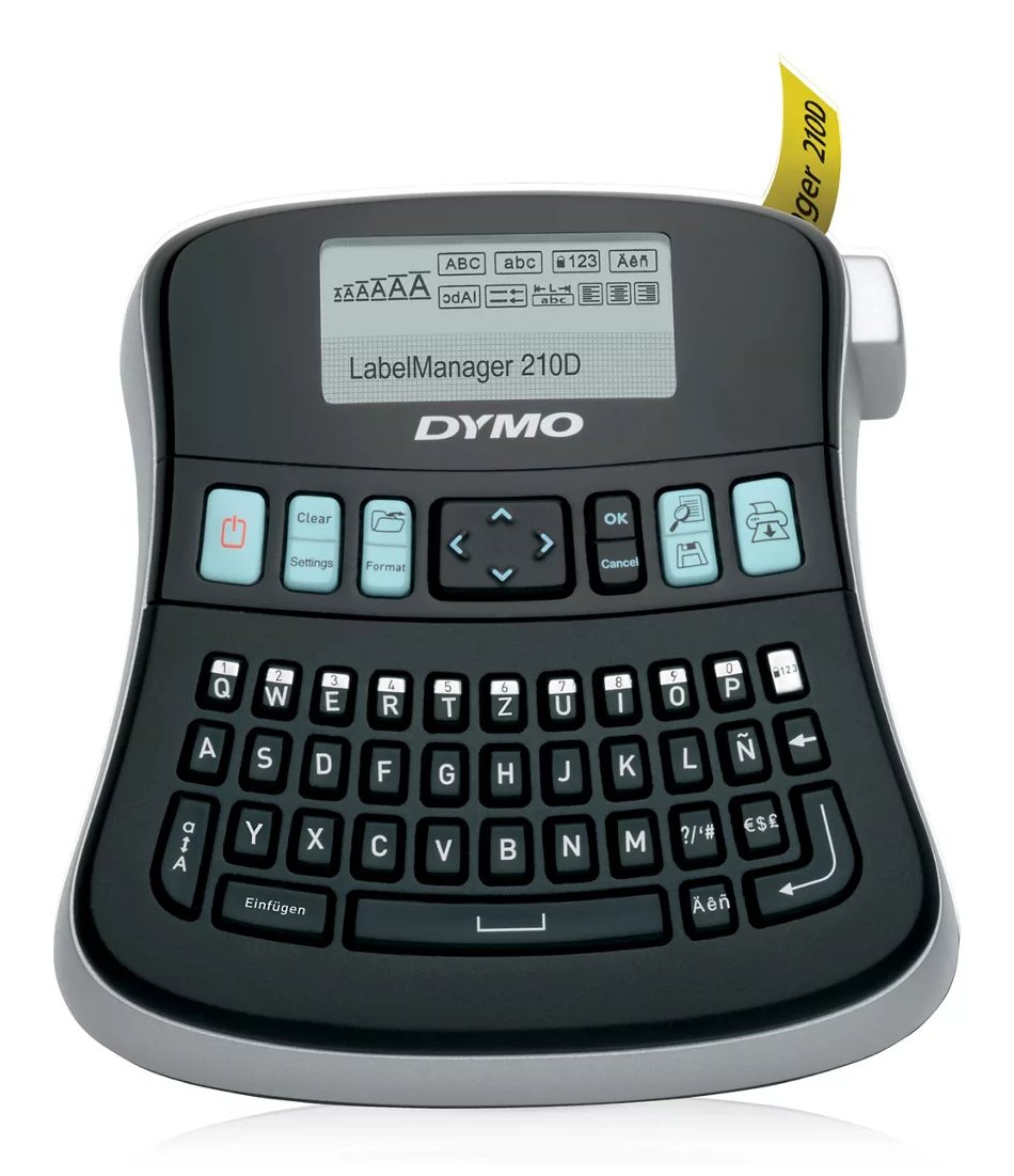 DYMO CORPORATION LabelManager 210D label printer Thermal transfer 12 mm/sec Wireless D1 QWERTY 1738976