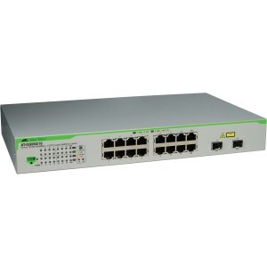 ALLIED TELESIS SECURITY AT-GS950/16PS Unmanaged Gigabit Ethernet (10/100/1000) Power over (PoE) AT-GS950/16PS-10