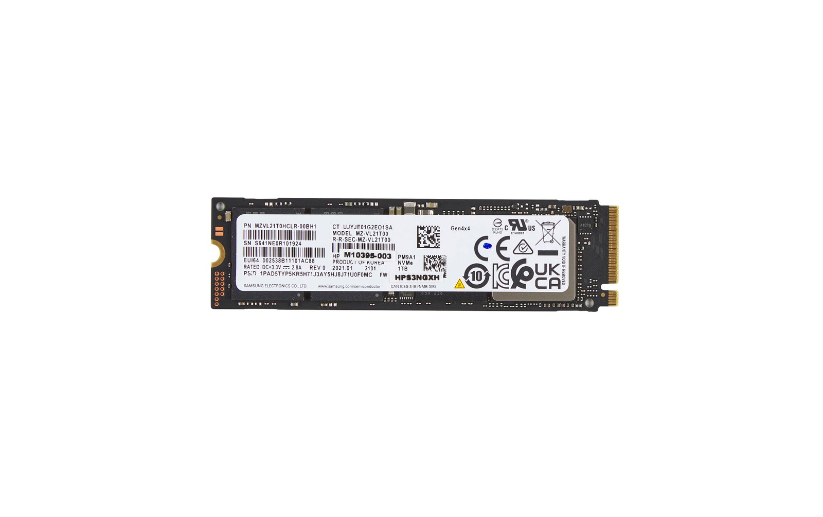 HP INC. - NSB OPTIONS 1TB PCIe-4x4 NVMe Solid State Drive AL0M9AA