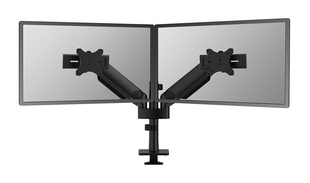 Neomounts DS65S-950BL2 Monitor arm 24-34" - gas spring - Topfix - multi-adjustable - 180°-stop