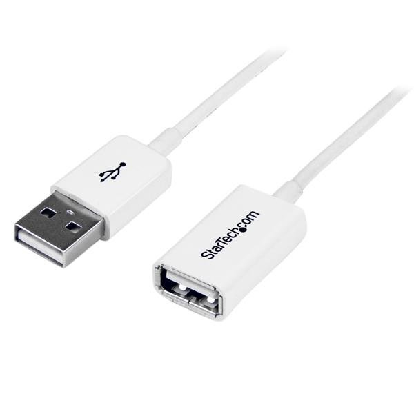 StarTech.com 3m White USB 2.0 Extension Cable A to - M/F USBEXTPAA3MW