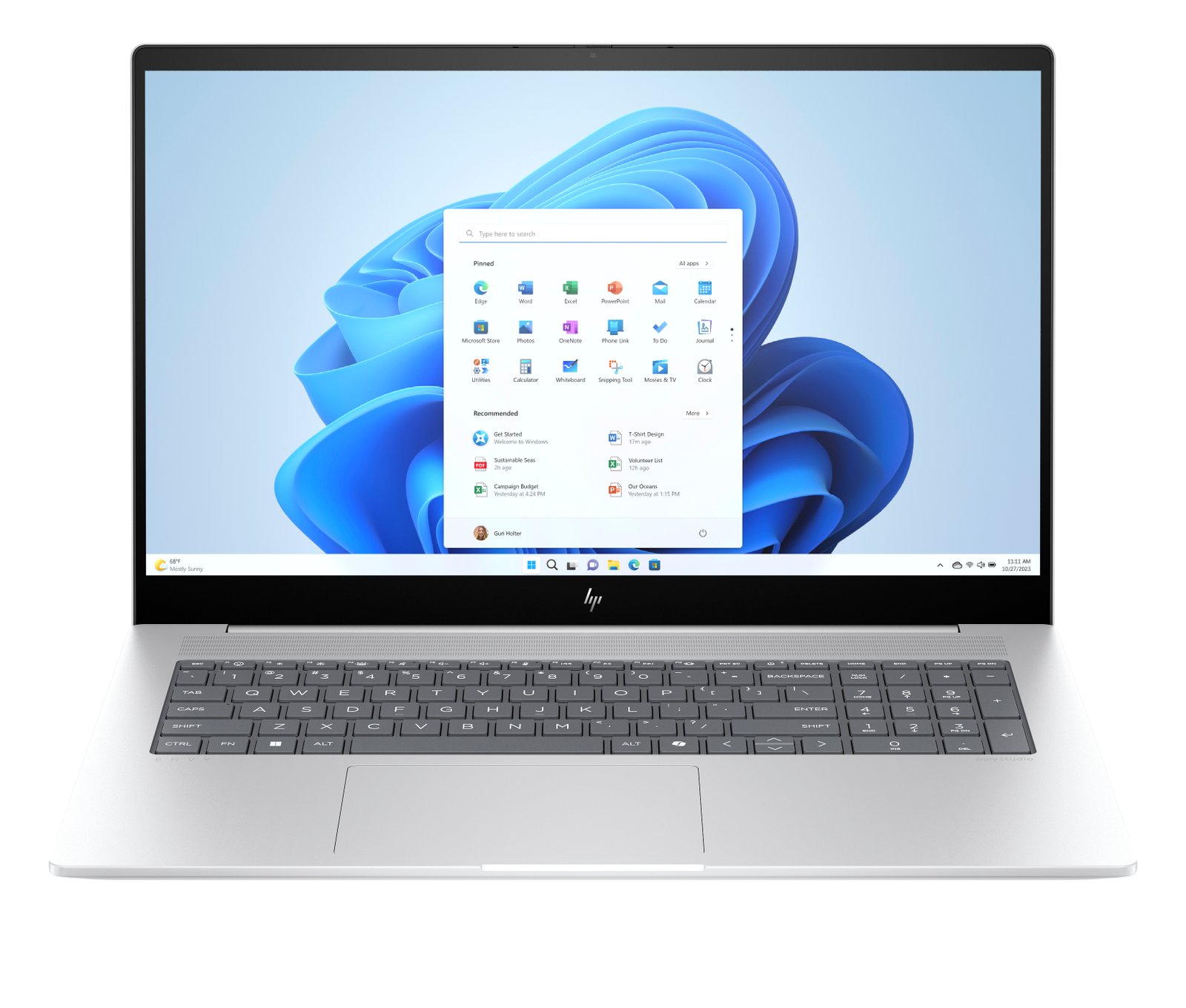 HPI SOURCING - NEW HP ENVY 17-da0047nr Intel Core Ultra 7 155H Laptop 43.9 cm (17.3") Full HD 16 GB 9V8M3UA#ABA