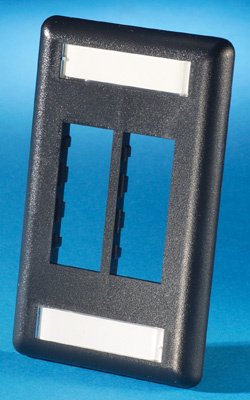LEGRAND - DATA 40300546-00 wall plate/switch cover Black