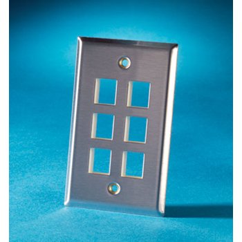 LEGRAND - DATA KSSS6 wall plate/switch cover Stainless steel
