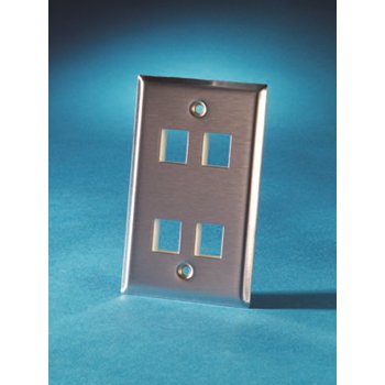 LEGRAND - DATA KSSS4 wall plate/switch cover Stainless steel