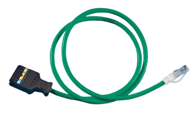 LEGRAND - DATA Clarity 6 networking cable Green 0.91 m Cat6 Round MC18B603-05