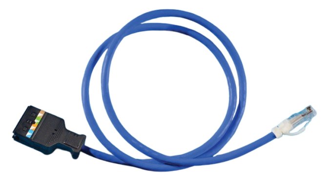 LEGRAND - DATA Clarity 6 networking cable Blue 2.74 m Cat6 Round MC18B609-06