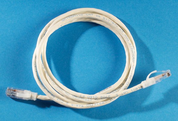 LEGRAND - DATA Clarity CAT5E Modular Patch Cord, 8 ft, White MC5E08-09