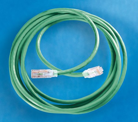 LEGRAND - DATA Clarity CAT5E Modular Patch Cord, 35 ft, Green MC5E35-05