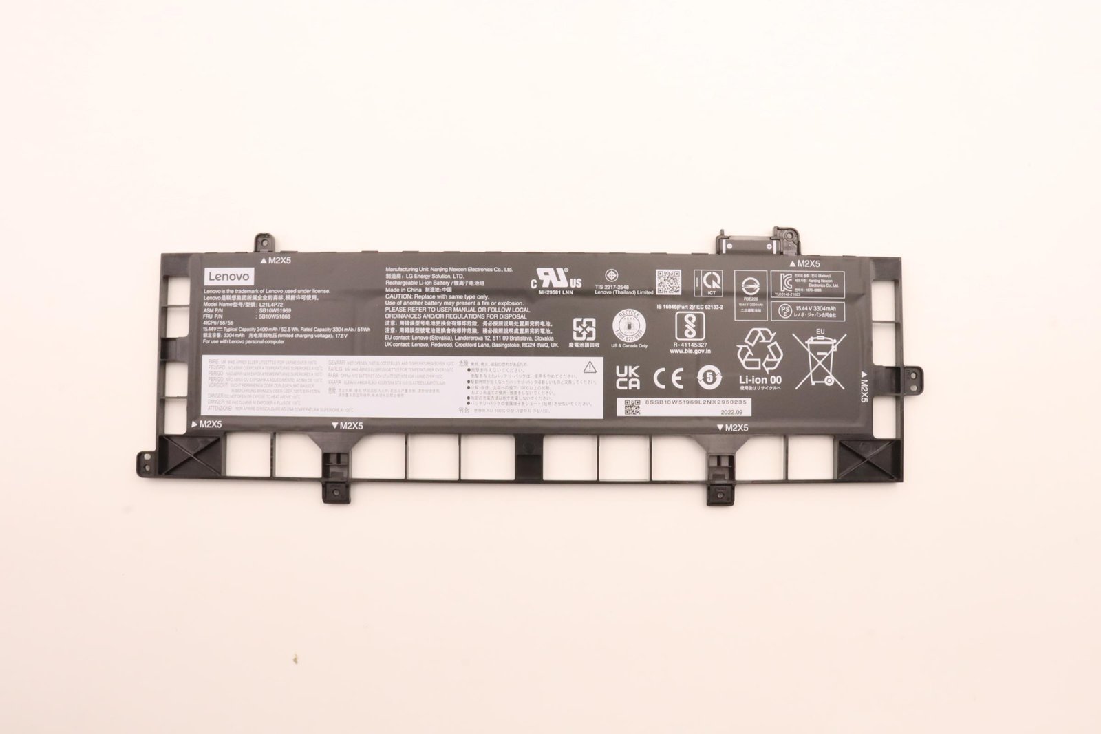 LENOVO DCG SOURCING 5B10W51868 laptop spare part Battery