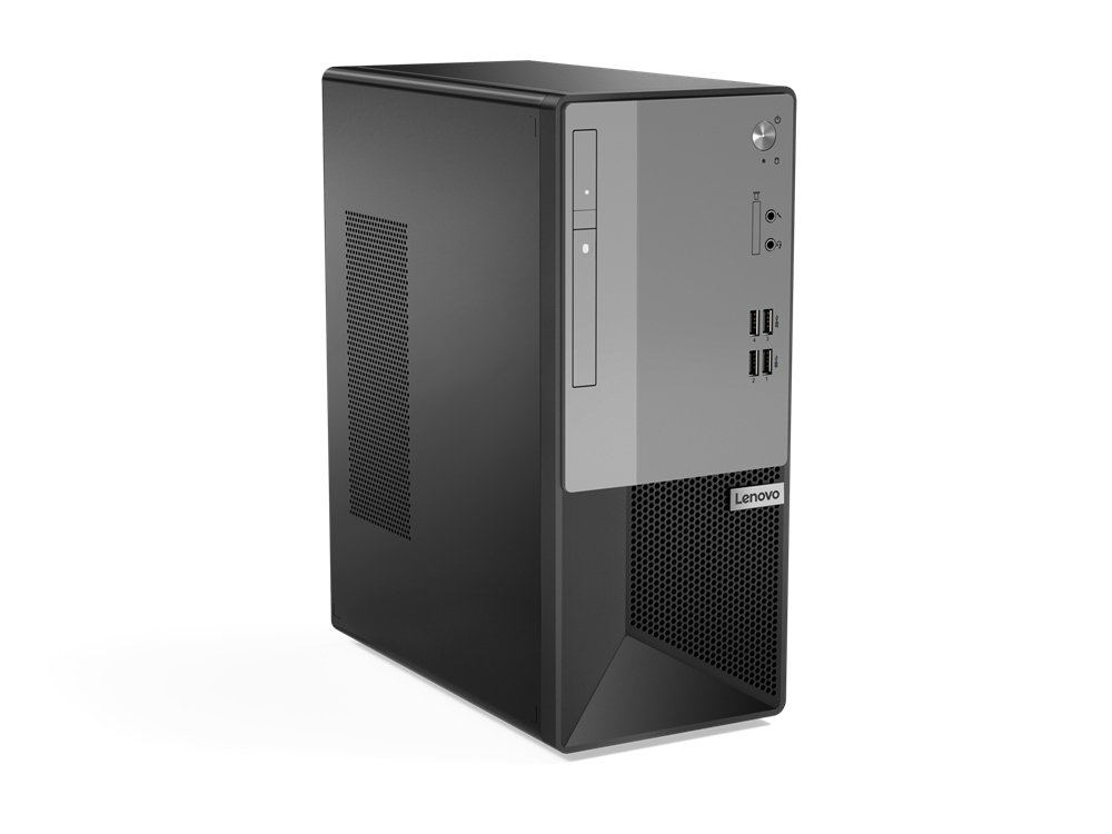 LENOVO DCG SOURCING V50t Intel® Core™ i3 i3-10100 4 GB DDR4-SDRAM 1 TB HDD Tower PC Black, Silver 11QE00CFUM