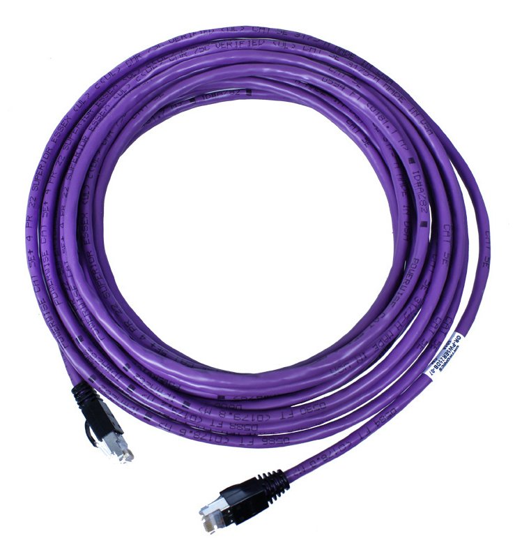 LEGRAND - DATA Powerwise networking cable Purple 21.34 m Cat5e Round PW5ER70DB-07
