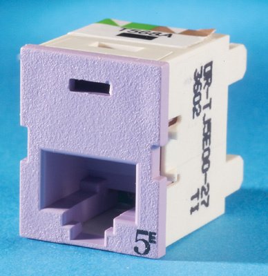 LEGRAND - DATA Clarity TracJack (TJ), Cat 5E, T568A/B, Purple TJ5E00-27