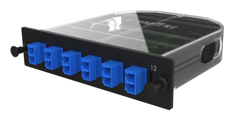 LEGRAND - DATA M2LCD12-091A1R fibre optic adapter LC Black, Blue