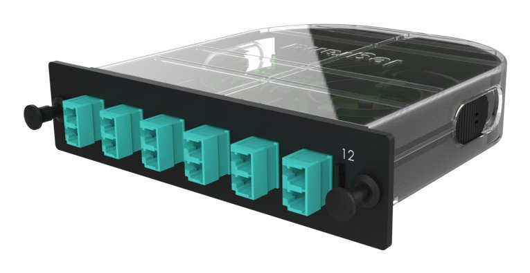 LEGRAND - DATA M2LCD12-50E1A1R fibre optic adapter LC Aqua colour, Black