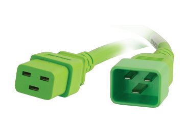 LEGRAND - DATA 17729 power cable Green 1.2 m C20 coupler C19