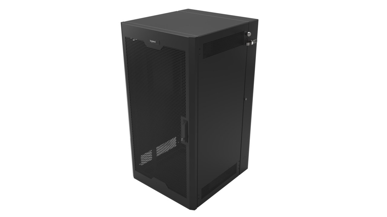 LEGRAND - DATA SWMR26RUPD-26-26 rack cabinet 26U Wall mounted Black