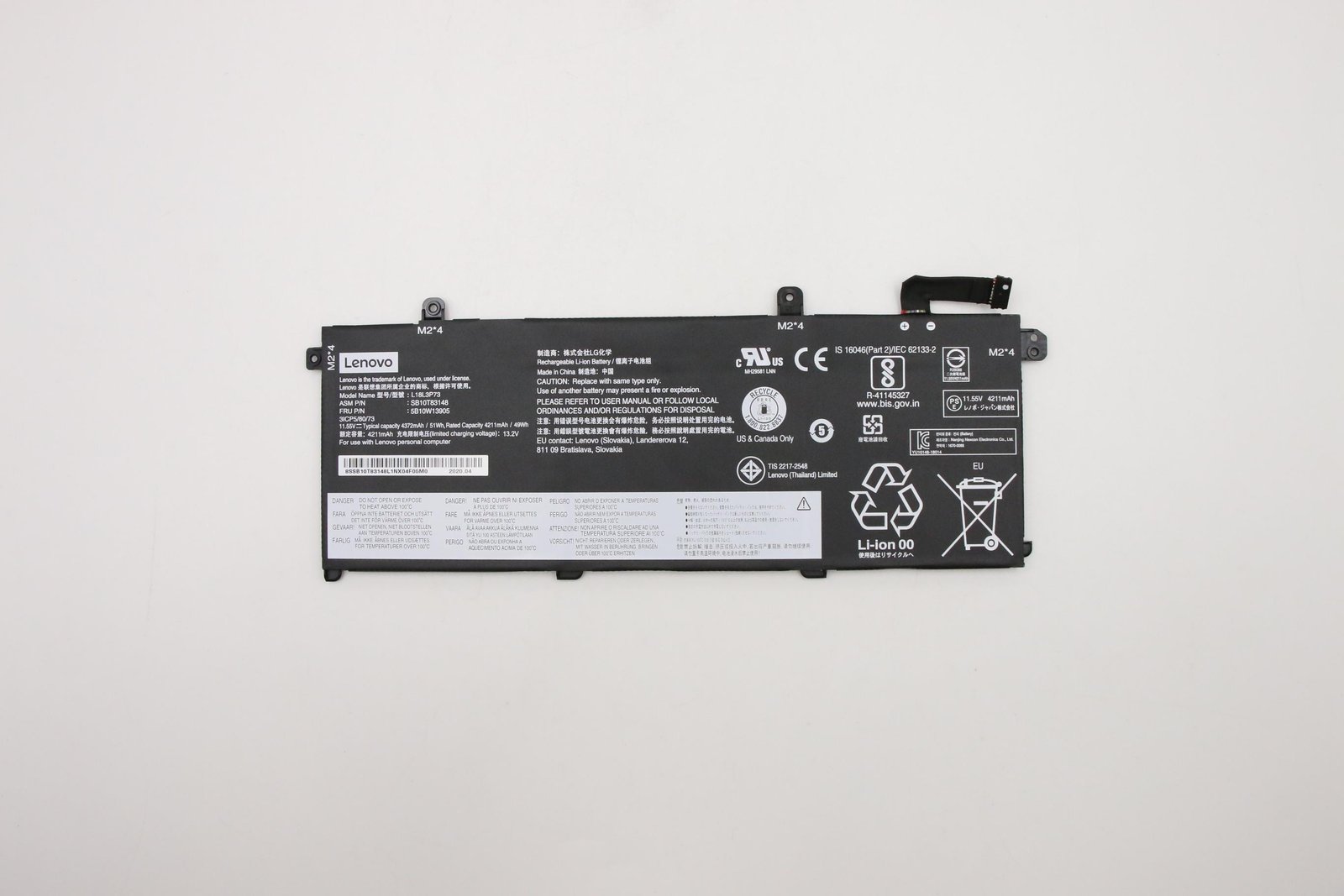 LENOVO DCG SOURCING 5B10W13905 laptop spare part Battery