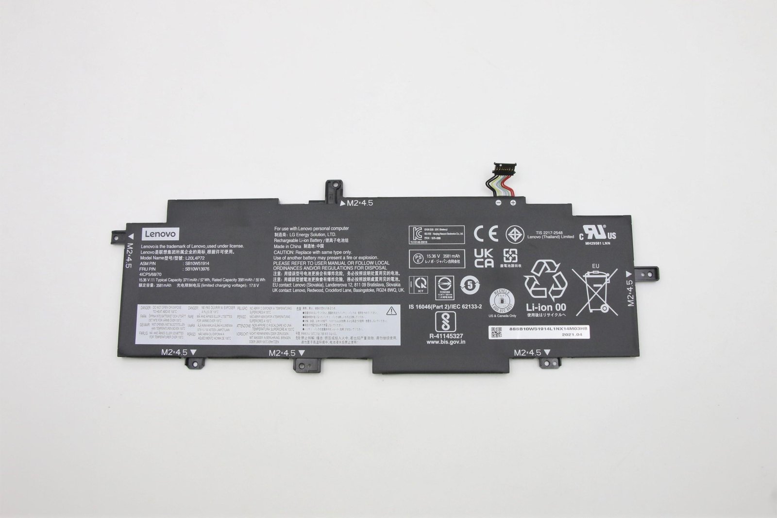 LENOVO DCG SOURCING 5B10W13976 laptop spare part Battery
