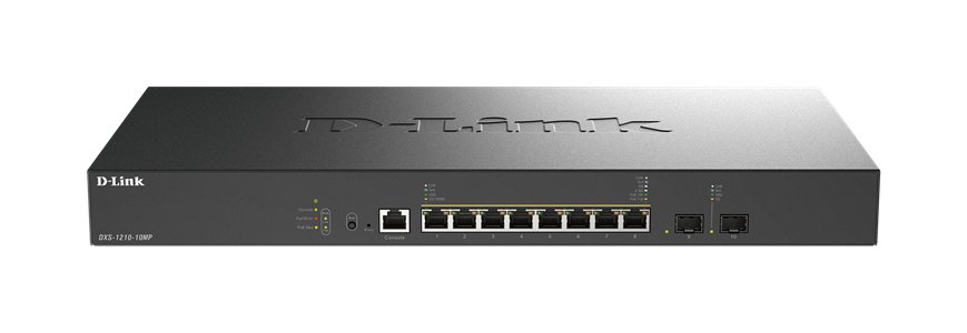 D-LINK BUSINESS PRODUCTS SOLUTIONS DXS-1210-10MP 10-Port 10G Multi-Gigabit PoE++ Smart Managed
