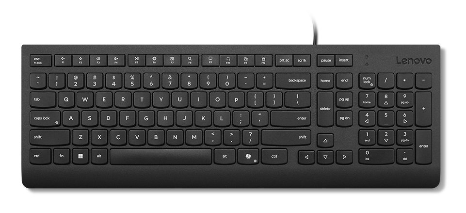 LENOVO OPTIONS 4Y41R64630 keyboard Home/Office USB Spanish Black