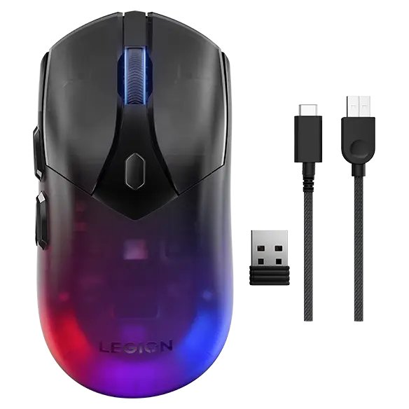 LENOVO DCG SOURCING Legion M410 mouse Gaming Ambidextrous RF Wireless + USB Type-C Optical 16000 GY51P83012