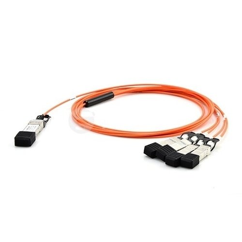 DELL SOURCING - NEW 470-ABMP InfiniBand/fibre optic cable 10 m QSFP+ 4x SFP+ Orange