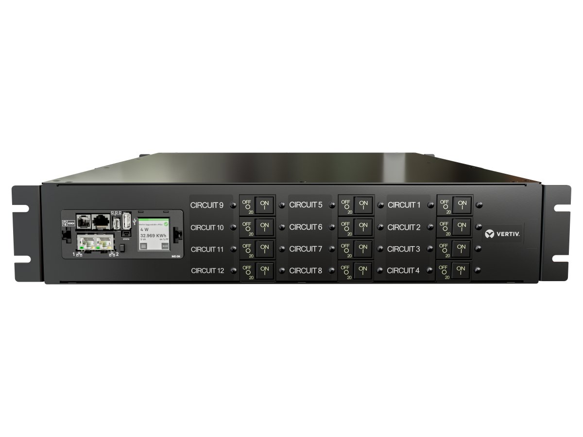 VERTIV - GEIST - MTS & BTO MN05MDR1-18I6B3-6PS56B0F10-S power distribution unit (PDU) 24 AC VP4N6300