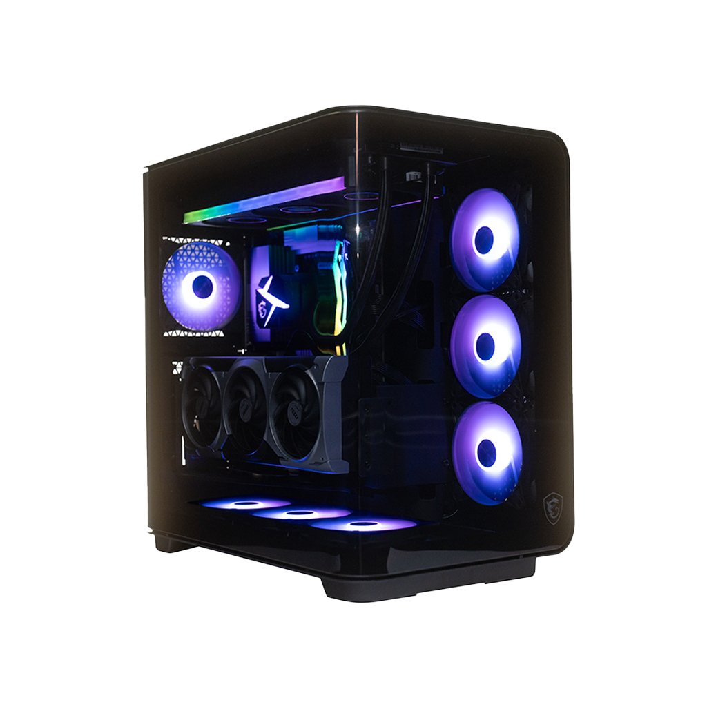 MSI - SYSTEMS Vision Elite ZS 9NVZ-1481US AMD Ryzen™ 9 9950X3D 64 GB DDR5-SDRAM 2 TB SSD NVIDIA VISEZS9NVZ1481