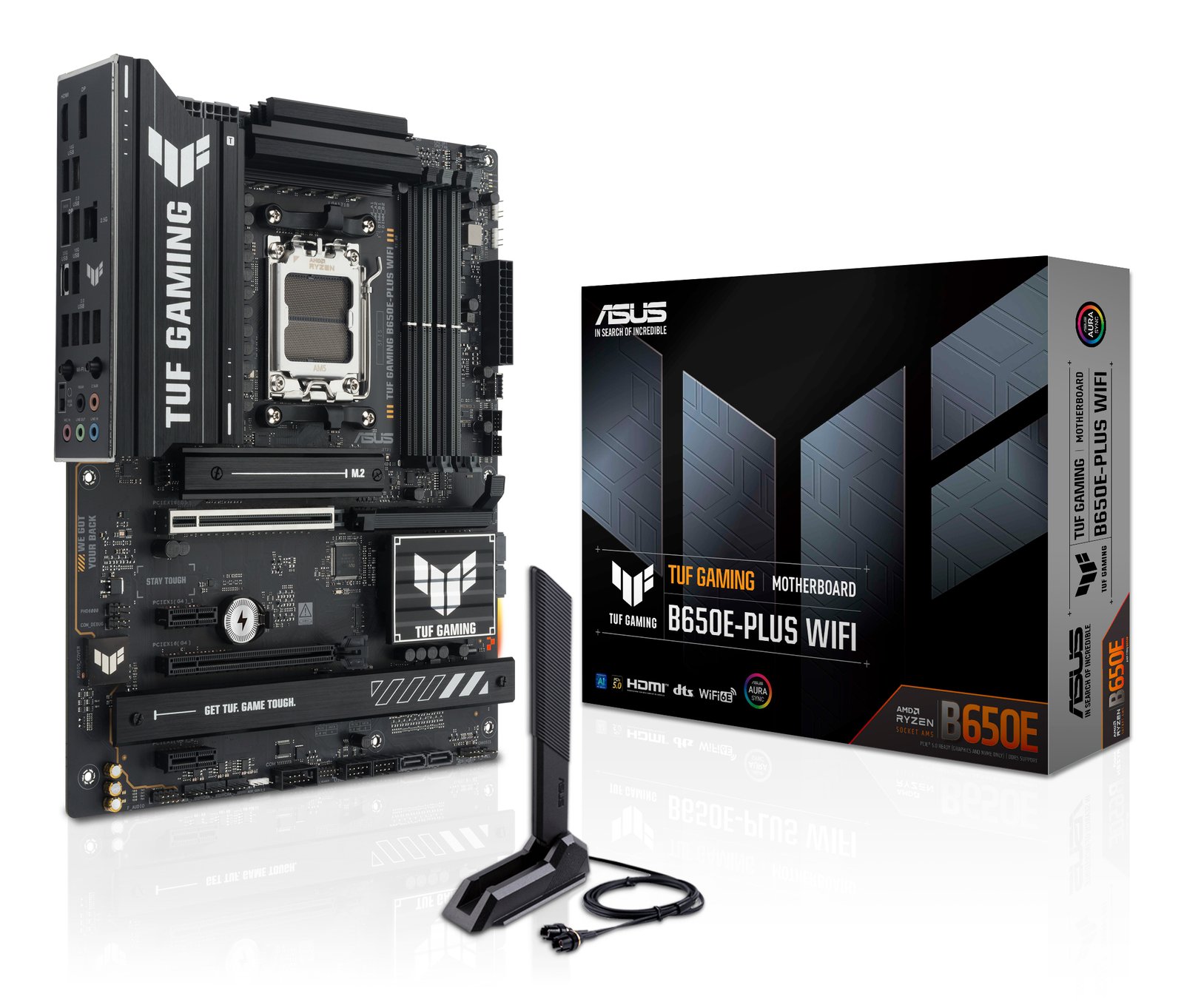 ASUS - MOTHERBOARDS TUF GAMING B650E-PLUS WIFI AMD B650 Socket AM5 ATX