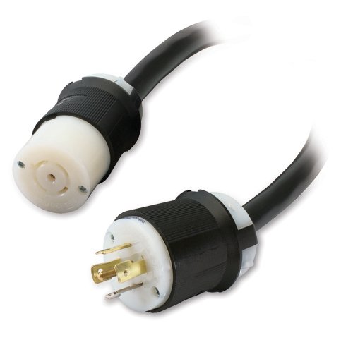 APC by Schneider Electric APC SCHNEIDER ELECT IT DIRECT SHIP 20FT cable extender 5wire #10 AWG L21-20R/P Black 6.10 m PDW20L21-20XC