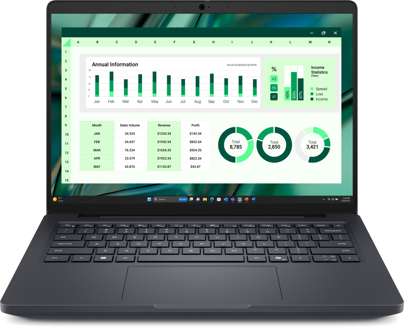DELL NOTEBOOKS Pro Max 14 MC14250 Intel Core Ultra 7 265H Mobile workstation 35.6 cm Full HD+ 32 GB GTM9H