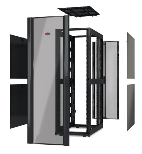 APC by Schneider Electric APC SCHNEIDER ELECTRIC RACK AND ACC NetShelter SX 48U Freestanding Black AR3357X617