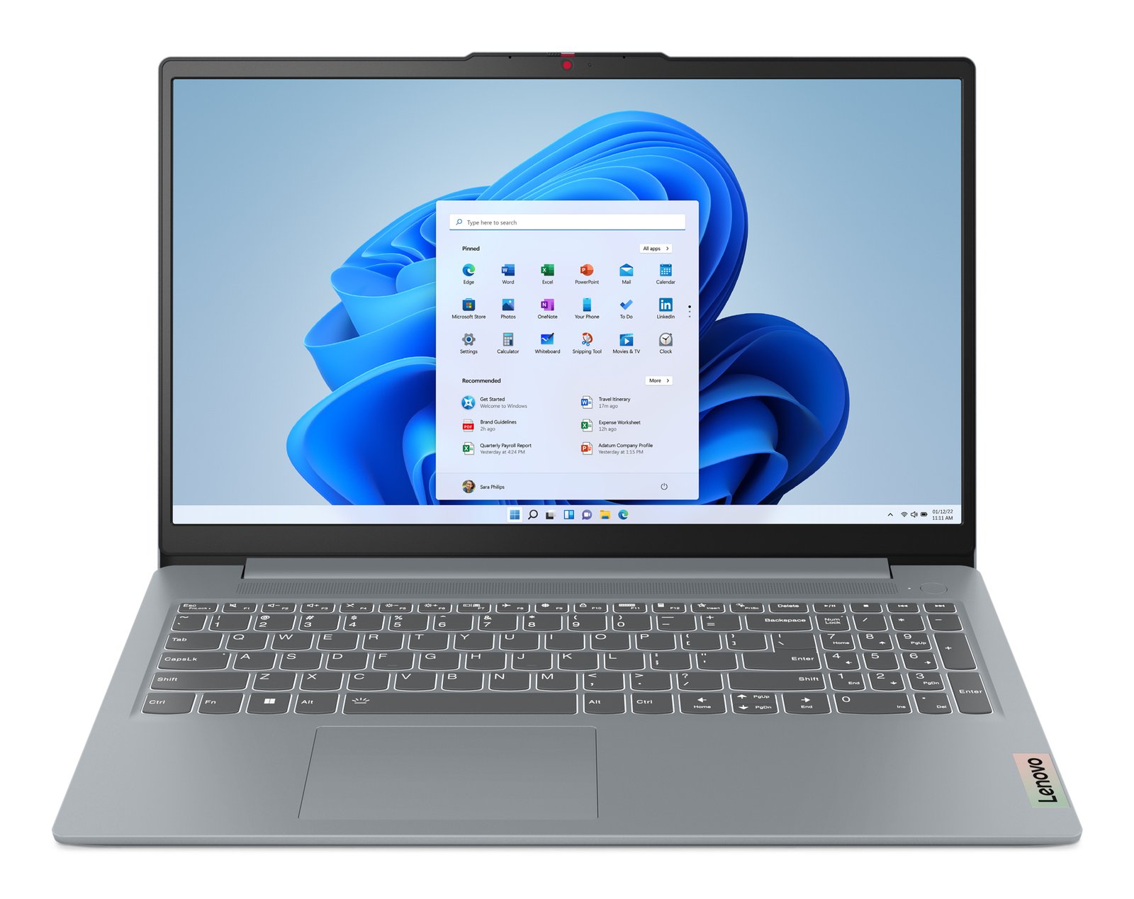 LENOVO DCG SOURCING IdeaPad Slim 3 15ABR8 AMD Ryzen™ 7 5825U Laptop 39.6 cm (15.6") Touchscreen 82XM00LMUS