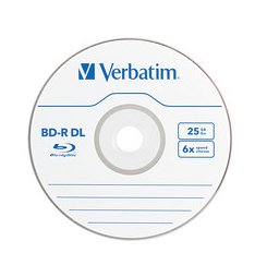 VERBATIM CORPORATION BD R DL 6X BD-R 50 GB 25 pc(s) 98356