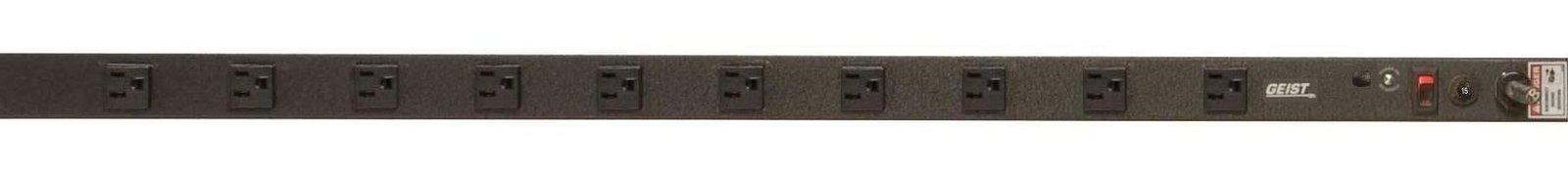 VERTIV-1 PHASE UPS Vertiv Geist NSVA100-101S15 power distribution unit (PDU) 10 AC outlet(s) 0U 28049