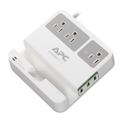 APC by Schneider Electric APC SCHNEIDER ELECT IT DIRECT SHIP P3U3 surge protector Grey, White 3 AC outlet(s) 120 V 1.83 m
